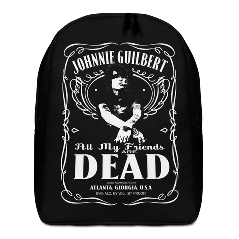All My Friends Are Dead Whiskey Minimalist Backpack